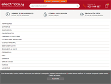 Tablet Screenshot of electrobuy.es